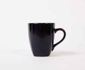 Чашка для чаю KOSEM 9 см, KP001009F, чорна, кераміка, Туреччина