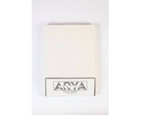 Простирадло на резинці 90*200 (+25)см, PR-93002, молочний, трикотаж, ТМ Arya Home, Туреччина