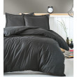 КПБ 2,0 ELEGANT (підк.200X220см, прост.240X260см, навол.2шт 50X70см), ANTRASIT, страйп-сатин, ТМ Cot