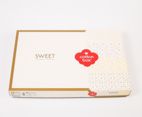 КПБ 1,5 SWEET (ковдра 160X230см, прост.180X240см, навол.1шт 50X70см), BELLUS MAVI, піке, ТМ Coton Bo