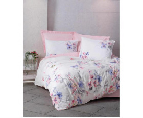 КПБ 2,0 MODELINE (підк.200X220см, прост.240X260см, навол.2шт 50X70см), JAYDA PEMBE, ранфорс, ТМ Coto