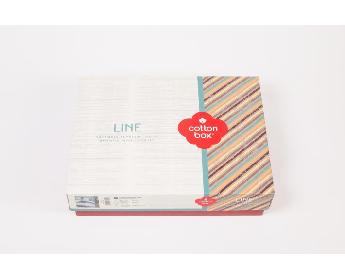КПБ 2,0 LINE (підк.200X220см, прост.240X260см, навол.2шт 50X70см), FONTE MINT, ранфорс, ТМ Coton Box