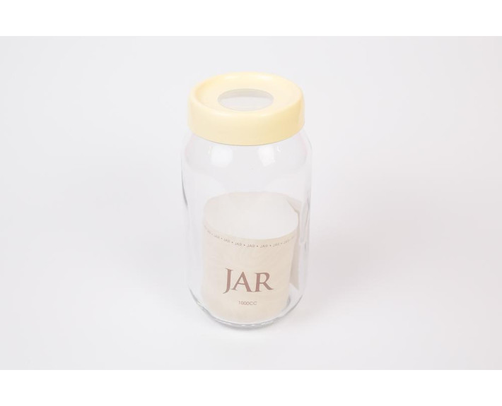 Банка з кришкою RING JAR (1000мл),скло,ТМ Qlux,Туреччина